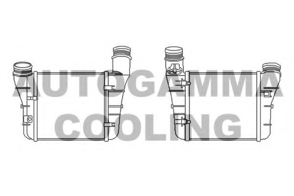 AUTOGAMMA 105851 Интеркулер 