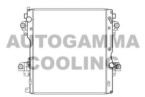 AUTOGAMMA 105878 Радиатор, охлаждение двигателя для TOYOTA LAND CRUISER PRADO (Тойота/тоета Ленд крузер прадо) AUTOGAMMA 105878 Радиатор, охлаждение двигателя для TOYOTA LAND CRUISER PRADO (Тойота/тоета Ленд крузер прадо)