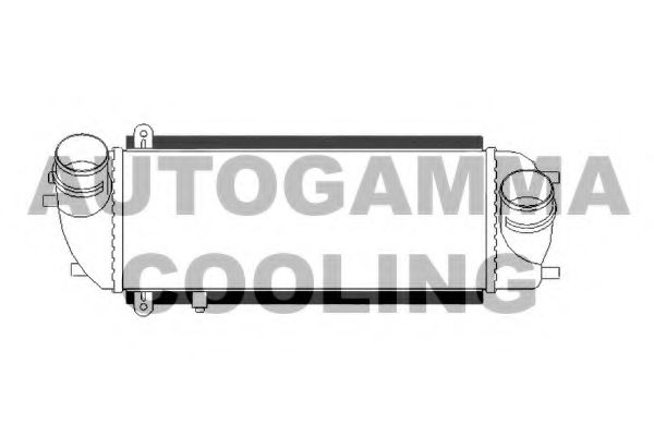 AUTOGAMMA 107027 Интеркулер 