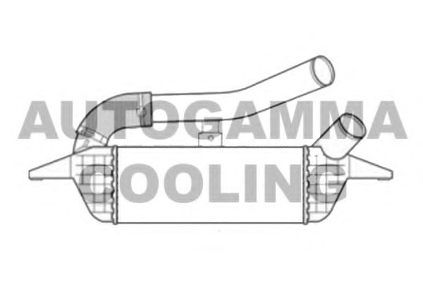 AUTOGAMMA 107070 Интеркулер 