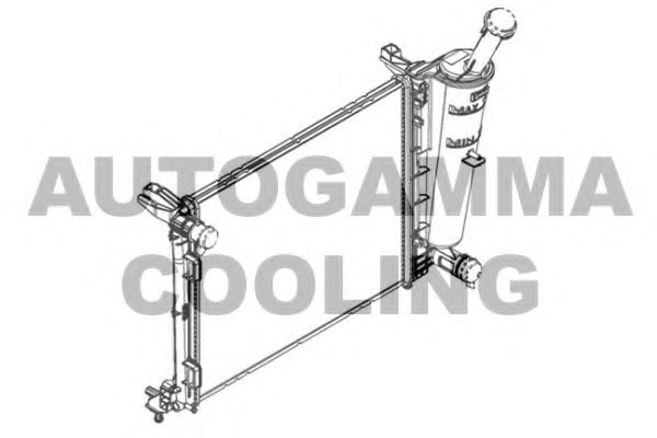 AUTOGAMMA 107100 Радиатор, охлаждение двигателя для LANCIA (Лансиа/лянча) AUTOGAMMA 107100 Радиатор, охлаждение двигателя для LANCIA (Лансиа/лянча)