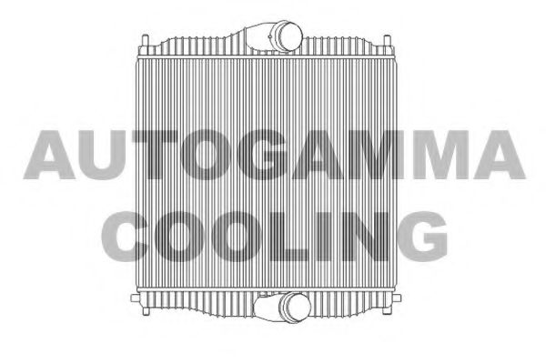 AUTOGAMMA 107102 Интеркулер 