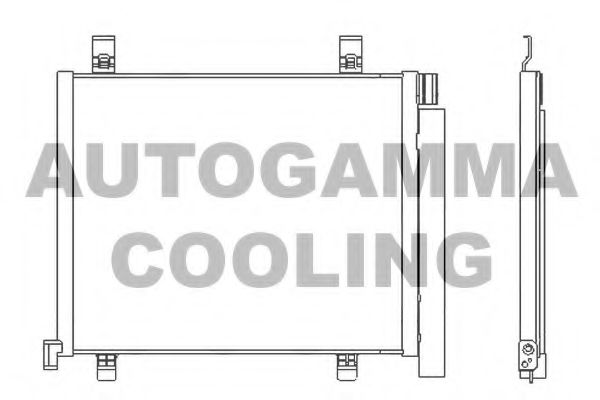 AUTOGAMMA 107108 Конденсатор, кондиционер для VOLKSWAGEN UP (Фольксваген Уп) AUTOGAMMA 107108 Конденсатор, кондиционер для VOLKSWAGEN UP (Фольксваген Уп)