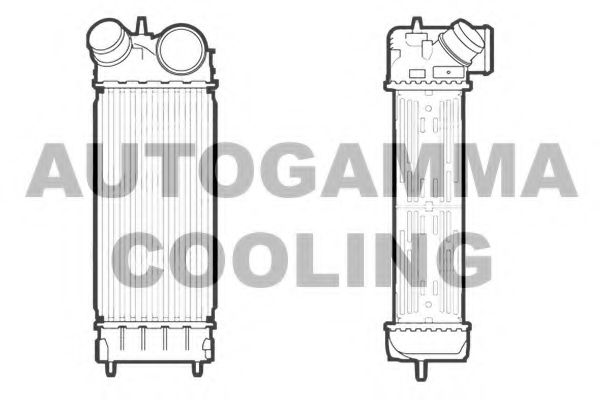 AUTOGAMMA 107116 Интеркулер 