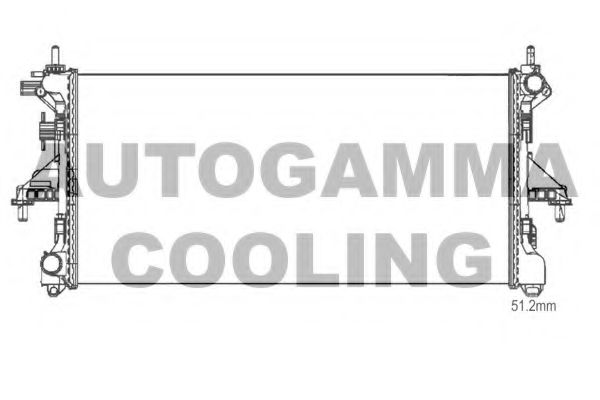 AUTOGAMMA 107211 Радиатор, охлаждение двигателя для PEUGEOT (Пежо) AUTOGAMMA 107211 Радиатор, охлаждение двигателя для PEUGEOT (Пежо)