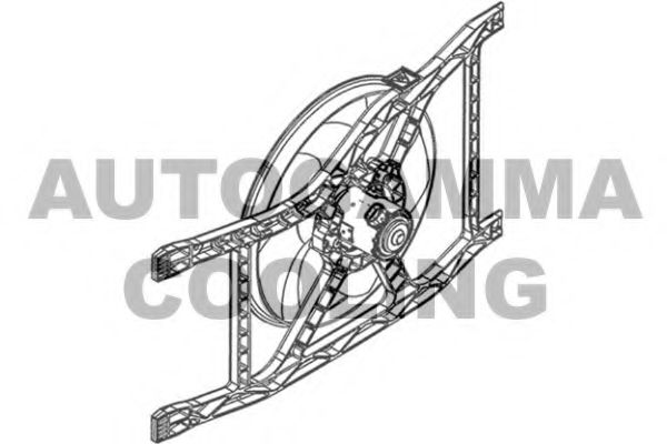 AUTOGAMMA GA220621 Вентилятор, охлаждение двигателя для FIAT 500 C (Фиат 500 c) AUTOGAMMA GA220621 Вентилятор, охлаждение двигателя для FIAT 500 C (Фиат 500 c)