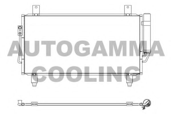 AUTOGAMMA 107360 Конденсатор, кондиционер для MITSUBISHI OUTLANDER III (Митсубиши/митсубиси Аутлендер 3) AUTOGAMMA 107360 Конденсатор, кондиционер для MITSUBISHI OUTLANDER III (Митсубиши/митсубиси Аутлендер 3)