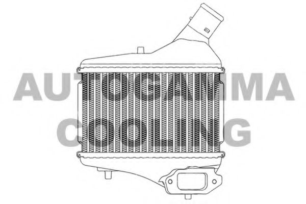 AUTOGAMMA 107454 Интеркулер 