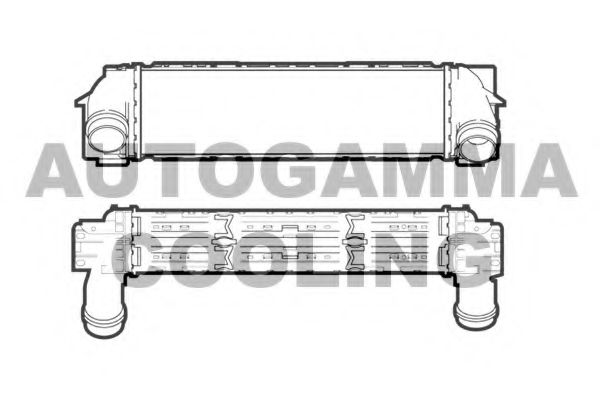 AUTOGAMMA 107468 Интеркулер 