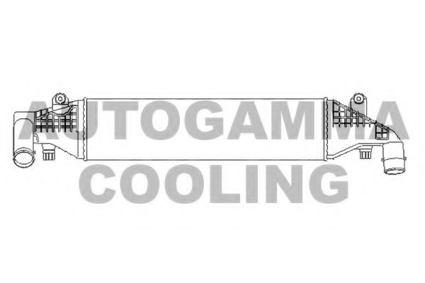 AUTOGAMMA 107486 Интеркулер 