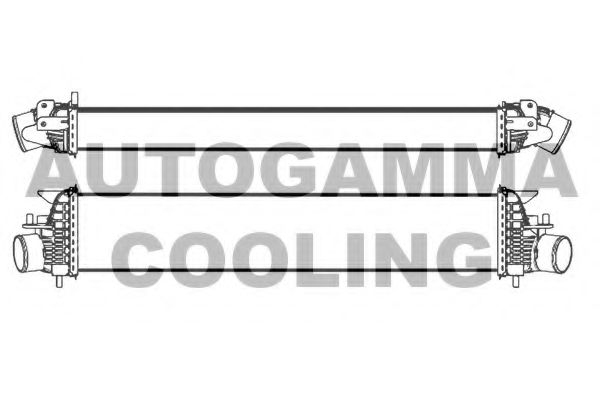 AUTOGAMMA 107508 Интеркулер для NISSAN MURANO (Ниссан Мурано) AUTOGAMMA 107508 Интеркулер для NISSAN MURANO (Ниссан Мурано)