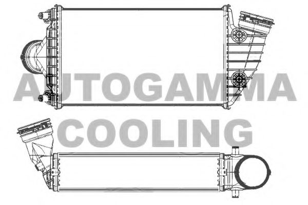 AUTOGAMMA 107509 Интеркулер 