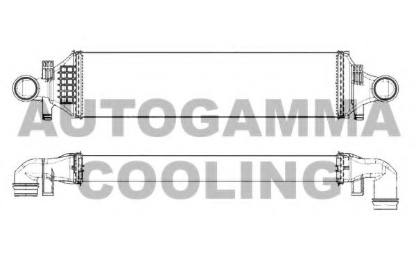 AUTOGAMMA 107510 Интеркулер 
