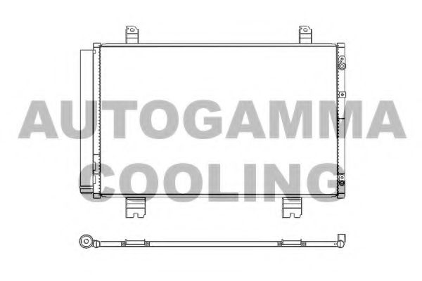 AUTOGAMMA 107535 Конденсатор, кондиционер для LEXUS LS (Лексус Лс) AUTOGAMMA 107535 Конденсатор, кондиционер для LEXUS LS (Лексус Лс)