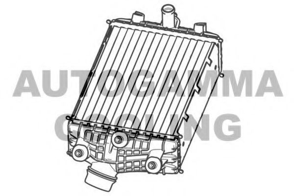 AUTOGAMMA 107552 Интеркулер 