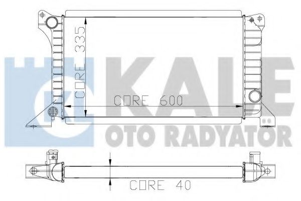 KALE OTO RADYATÖR 103100 Радиатор, охлаждение двигателя для FORD TRANSIT (Форд Трансит) KALE OTO RADYATÖR 103100 Радиатор, охлаждение двигателя для FORD TRANSIT (Форд Трансит)