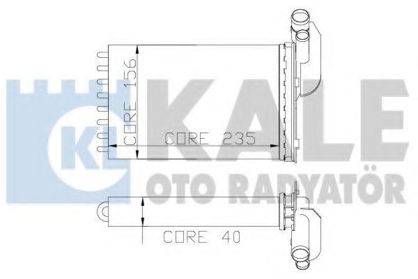 KALE OTO RADYATÖR 110000 Теплообменник, отопление салона для RENAULT LUTECIA I (Рено Лутэcиа и) KALE OTO RADYATÖR 110000 Теплообменник, отопление салона для RENAULT LUTECIA I (Рено Лутэcиа и)