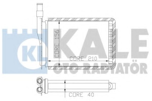 KALE OTO RADYATÖR 110100 Теплообменник, отопление салона для RENAULT ENCORE (Рено Энcорэ) KALE OTO RADYATÖR 110100 Теплообменник, отопление салона для RENAULT ENCORE (Рено Энcорэ)