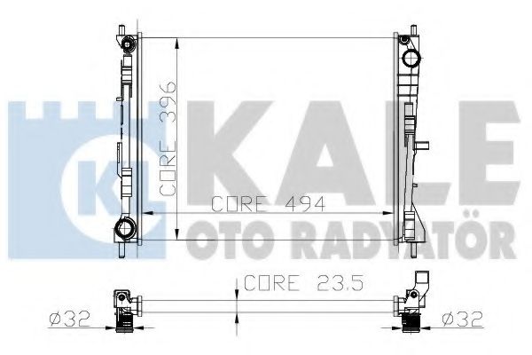 KALE OTO RADYATÖR 128700 Радиатор, охлаждение двигателя для NISSAN (Ниссан) KALE OTO RADYATÖR 128700 Радиатор, охлаждение двигателя для NISSAN (Ниссан)