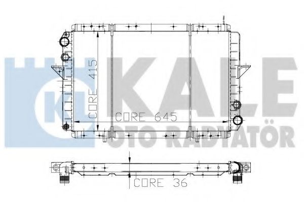 KALE OTO RADYATÖR 153699 Радиатор, охлаждение двигателя для RENAULT MASTER I (Рено Мастэр и) KALE OTO RADYATÖR 153699 Радиатор, охлаждение двигателя для RENAULT MASTER I (Рено Мастэр и)
