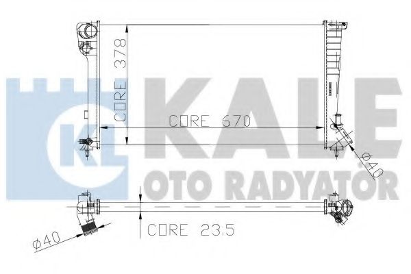 KALE OTO RADYATÖR 160900 Радиатор, охлаждение двигателя для PEUGEOT (Пежо) KALE OTO RADYATÖR 160900 Радиатор, охлаждение двигателя для PEUGEOT (Пежо)