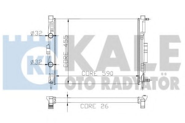 KALE OTO RADYATÖR 207200 Радиатор, охлаждение двигателя для RENAULT MEGANE II ER (Рено Меган 2 ер) KALE OTO RADYATÖR 207200 Радиатор, охлаждение двигателя для RENAULT MEGANE II ER (Рено Меган 2 ер)