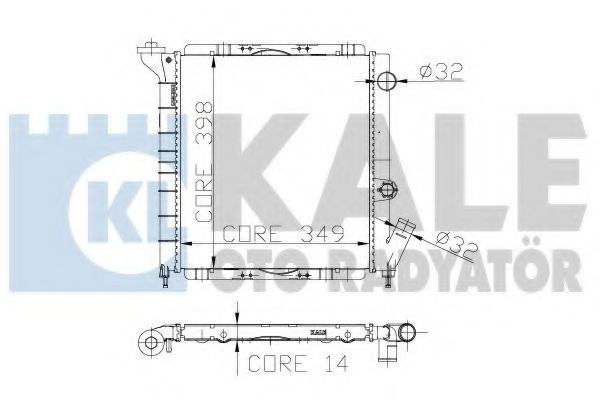 KALE OTO RADYATÖR 208200 Радиатор, охлаждение двигателя для RENAULT SUPER 5 (Рено Супэр 5) KALE OTO RADYATÖR 208200 Радиатор, охлаждение двигателя для RENAULT SUPER 5 (Рено Супэр 5)