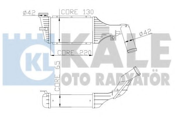KALE OTO RADYATÖR 345200 Интеркулер для OPEL ZAFIRA A (Опель Зафира а) KALE OTO RADYATÖR 345200 Интеркулер для OPEL ZAFIRA A (Опель Зафира а)
