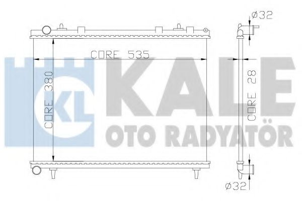 KALE OTO RADYATÖR 352400 Радиатор, охлаждение двигателя для CITROëN (Cитроëн) KALE OTO RADYATÖR 352400 Радиатор, охлаждение двигателя для CITROëN (Cитроëн)