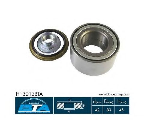 BTA H13013BTA Комплект подшипника ступицы колеса Привод на все колеса для FORD USA PROBE II (Форд сша Пробэ 2) BTA H13013BTA Комплект подшипника ступицы колеса Привод на все колеса для FORD USA PROBE II (Форд сша Пробэ 2)