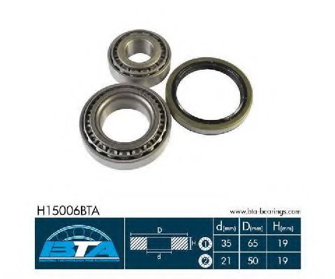 BTA H15006BTA Комплект подшипника ступицы колеса для MITSUBISHI L 300 (Митсубиши/митсубиси Л 300) BTA H15006BTA Комплект подшипника ступицы колеса для MITSUBISHI L 300 (Митсубиши/митсубиси Л 300)