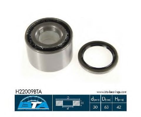BTA H22009BTA Комплект подшипника ступицы колеса задний мост для TOYOTA (Тойота/тоета) BTA H22009BTA Комплект подшипника ступицы колеса задний мост для TOYOTA (Тойота/тоета)