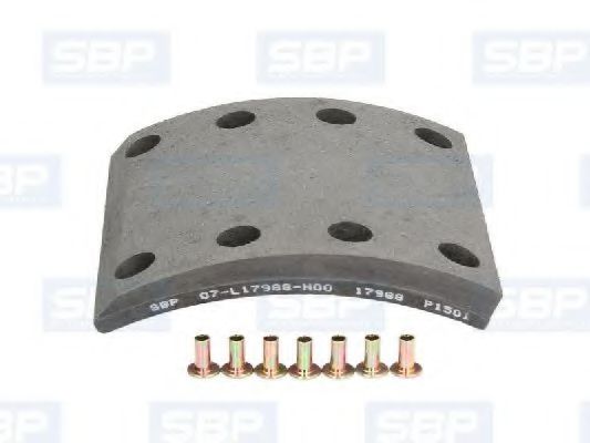 SBP 07-L17988-N00 Комплект тормозных башмаков, барабанные тормоза передний мост для MAN L 2000 (Ман Л 2000) SBP 07-L17988-N00 Комплект тормозных башмаков, барабанные тормоза передний мост для MAN L 2000 (Ман Л 2000)