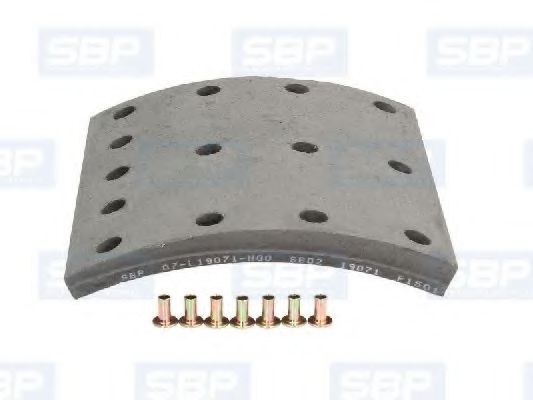 SBP 07-L19071-N00 Комплект тормозных башмаков, барабанные тормоза для MAN M 90 (Ман М 90) SBP 07-L19071-N00 Комплект тормозных башмаков, барабанные тормоза для MAN M 90 (Ман М 90)