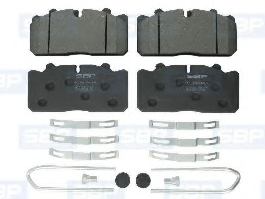 SBP 07-P29088 Тормозные колодки для RENAULT TRUCKS MIDLUM (Рено трак Мидлум) SBP 07-P29088 Тормозные колодки для RENAULT TRUCKS MIDLUM (Рено трак Мидлум)