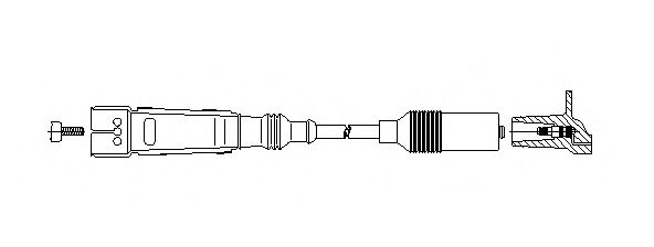 BREMI 110/40 Провод зажигания для AUDI 90 (Ауди 90) BREMI 110/40 Провод зажигания для AUDI 90 (Ауди 90)
