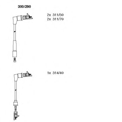 BREMI 300/290 Комплект проводов зажигания для HONDA ACCORD II (Хонда Аccорд 2) BREMI 300/290 Комплект проводов зажигания для HONDA ACCORD II (Хонда Аccорд 2)