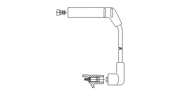 BREMI 327/27 Провод зажигания для HYUNDAI EXCEL (Хендай Эxcэл) BREMI 327/27 Провод зажигания для HYUNDAI EXCEL (Хендай Эxcэл)