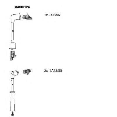 BREMI 3A00/124 Комплект проводов зажигания для DAIHATSU (Дайхатсу) BREMI 3A00/124 Комплект проводов зажигания для DAIHATSU (Дайхатсу)