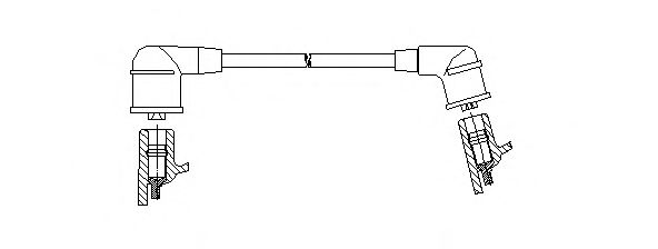 BREMI 486/40 Провод зажигания для MITSUBISHI LANCER III (Митсубиши/митсубиси Ланcэр 3) BREMI 486/40 Провод зажигания для MITSUBISHI LANCER III (Митсубиши/митсубиси Ланcэр 3)