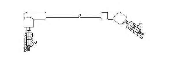 BREMI 608/75 Провод зажигания для PEUGEOT 305 II (Пежо 305 2) BREMI 608/75 Провод зажигания для PEUGEOT 305 II (Пежо 305 2)