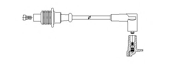 BREMI 631/40 Провод зажигания для CITROËN JUMPER (CитроËн Жумпэр) BREMI 631/40 Провод зажигания для CITROËN JUMPER (CитроËн Жумпэр)