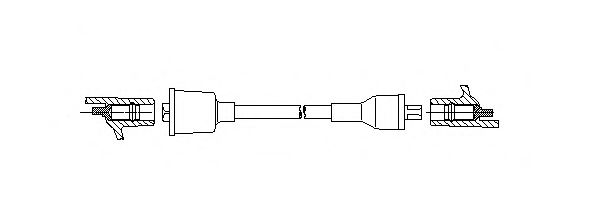 BREMI 6A28/30 Провод зажигания для MAZDA GLC II (Мазда Глc 2) BREMI 6A28/30 Провод зажигания для MAZDA GLC II (Мазда Глc 2)