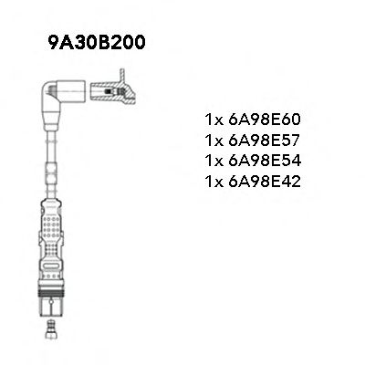 BREMI 9A30B200 Комплект проводов зажигания для SKODA YETI (Шкода Йети) BREMI 9A30B200 Комплект проводов зажигания для SKODA YETI (Шкода Йети)