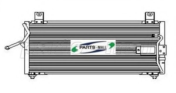 PARTS-MALL PXNCB-009 Конденсатор, кондиционер для KIA MENTOR (Киа Мэнтор) PARTS-MALL PXNCB-009 Конденсатор, кондиционер для KIA MENTOR (Киа Мэнтор)