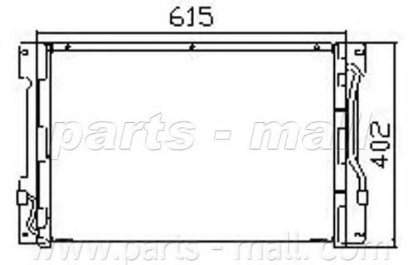 PARTS-MALL PXNCX-082U Конденсатор, кондиционер для VOLVO (Вольво) PARTS-MALL PXNCX-082U Конденсатор, кондиционер для VOLVO (Вольво)