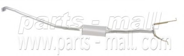 PARTS-MALL PYB-029 Средний глушитель выхлопных газов для KIA MENTOR (Киа Мэнтор) PARTS-MALL PYB-029 Средний глушитель выхлопных газов для KIA MENTOR (Киа Мэнтор)