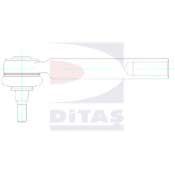 DITAS A1-1002 Наконечник поперечной рулевой тяги для FIAT (Фиат) DITAS A1-1002 Наконечник поперечной рулевой тяги для FIAT (Фиат)