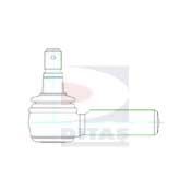 DITAS A3-3197 Наконечник поперечной рулевой тяги для MAN L 2000 (Ман Л 2000) DITAS A3-3197 Наконечник поперечной рулевой тяги для MAN L 2000 (Ман Л 2000)