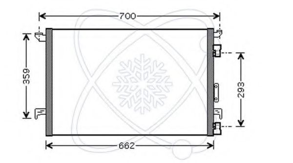 ELECTRO AUTO 30O0038 Конденсатор, кондиционер для OPEL VECTRA C (Опель Вектра с) ELECTRO AUTO 30O0038 Конденсатор, кондиционер для OPEL VECTRA C (Опель Вектра с)
